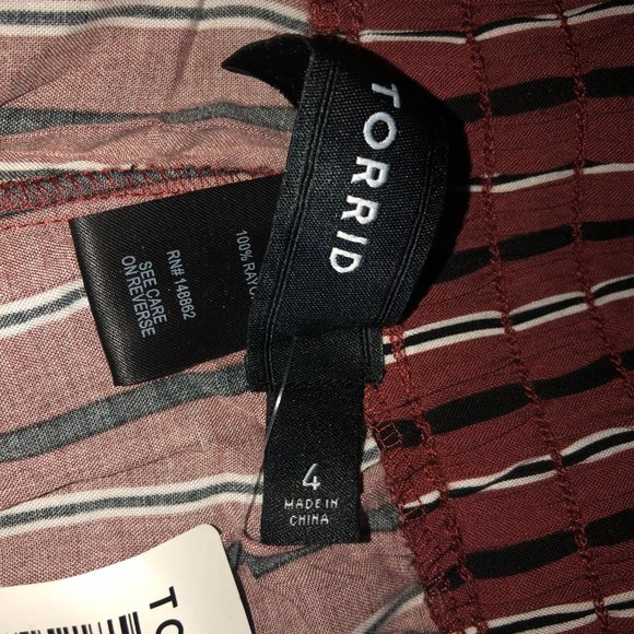 Wide Leg Torrid Pants - Picture 3 of 7